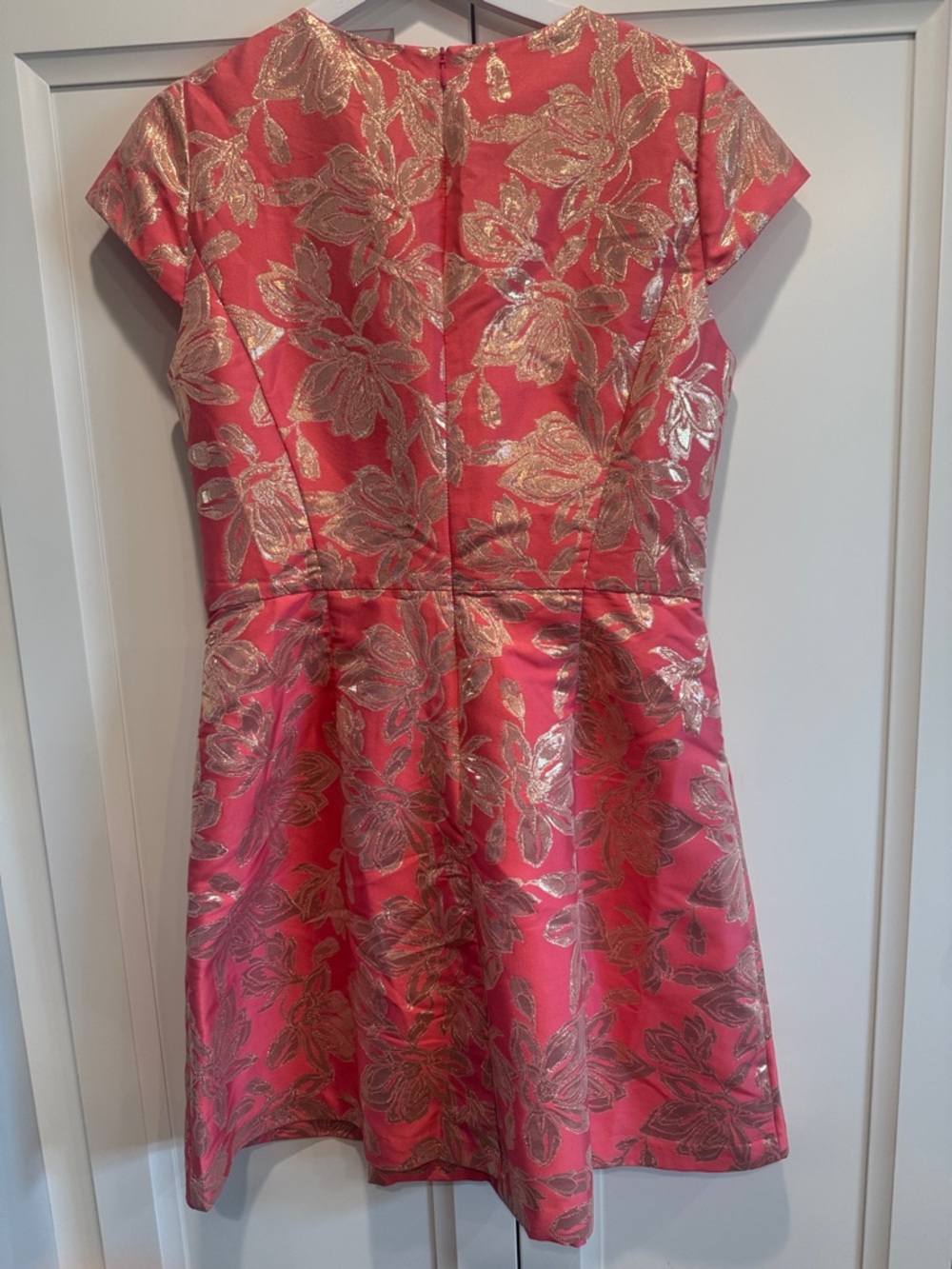 Vince Camuto Floral Jacquard Dress - Picture 7 of 8